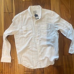 Lucky Brand men’s large white NWT long sleeve